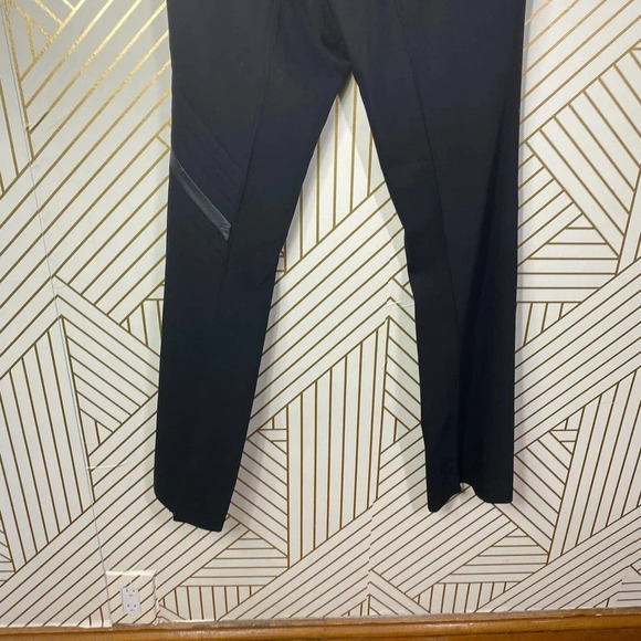 Bally‎ Leather Accent Black Dress Pants Size US 8 - Picture 11 of 12